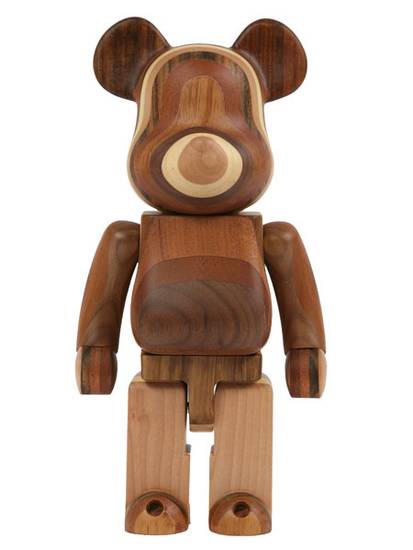 Medicom Layered Wood 400% Bearbrick / vinyl toys (http://www.stylehunter.cz)