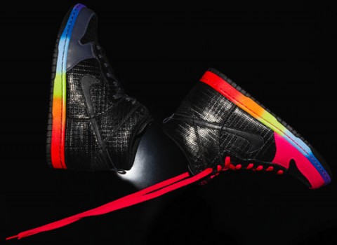 Nike Dunk Hi “Rainbow” podzim 2010 / Kotníkové boty Nike