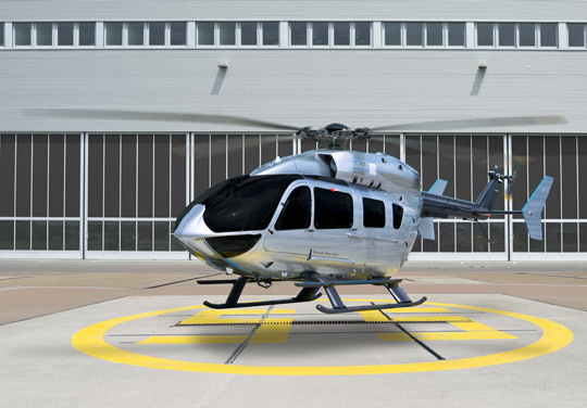 Helikoptéra Eurocopter EC145 by Mercedes