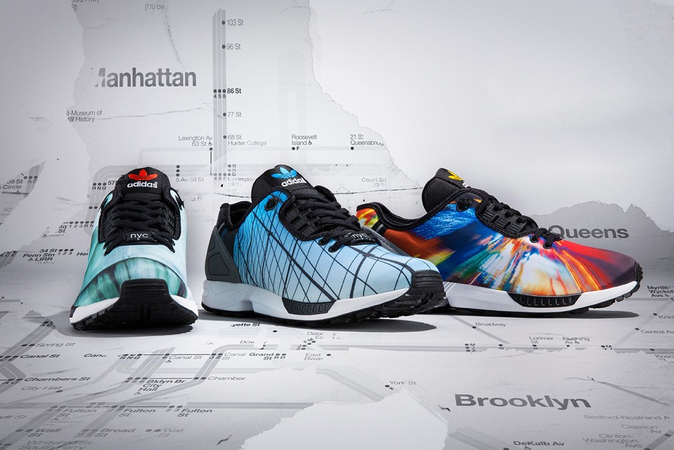 adidas Originals 2015 ZX Flux Decon / Edice NYC s potiskem
