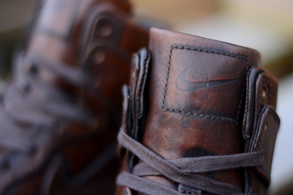 Nike Dunk High SP / Luxusní kotníkové sneakers Burnished Leather (http://www.stylehunter.cz)