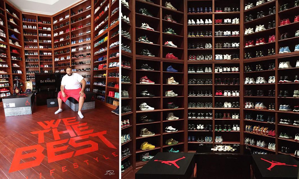 DJ Khaled a jeho sbírka sneakers vám vyrazí dech