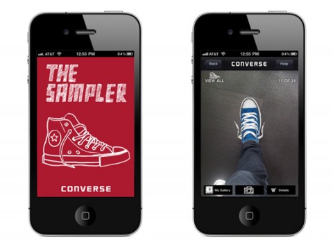 The Sampler iPhone App by Converse / Obujte si tenisky přes iPhone
