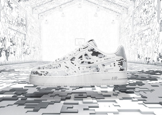 Efektivní kecky Nike Air Force 1 Premium 08 High-Frequency Digital Camouflage