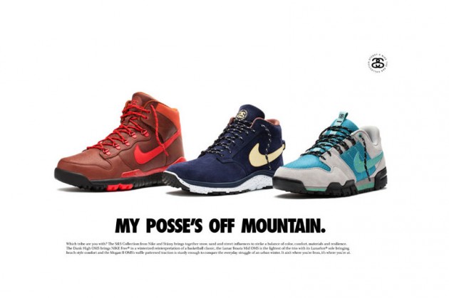 Stüssy x Nike Off / Tenisky z edice Mountain System S&amp;S