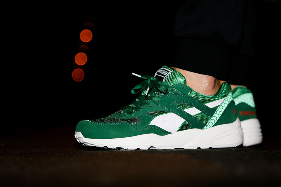 PUMA Green Box / Stylové sneakers v zeleném (http://www.stylehunter.cz)